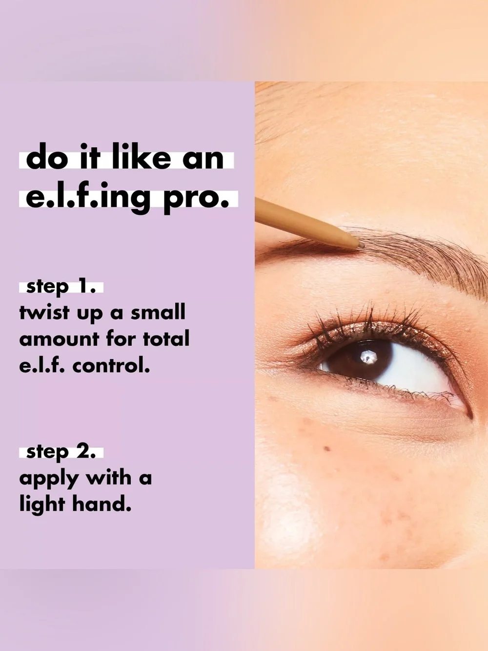 e.l.f. Micro-Fine Brow Pencil - Dark Brown, NEW